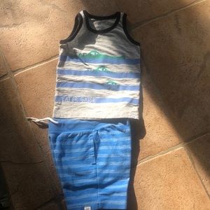 GAP toddler boys tank and shorts